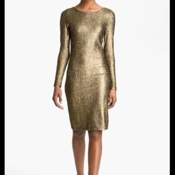 Alice + Olivia Dresses & Skirts - Alice + Olivia Gold and Black dress